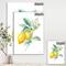 Designart - Floursack Lemon II - Cabin & Lodge Gallery-wrapped Canvas